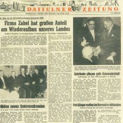 Dattelner Zeitung, 3. Oktober 1960
